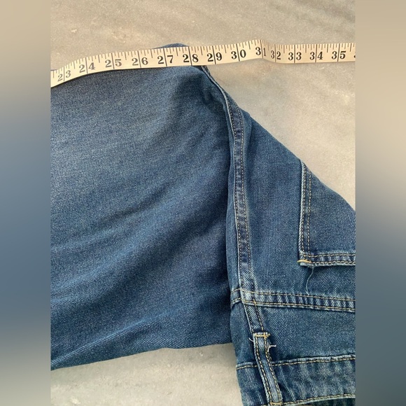 Dazy Size 8 High Waist Wide Leg Zip Up Cotton Blend Medium Wash Denim Jeans - Picture 6 of 11